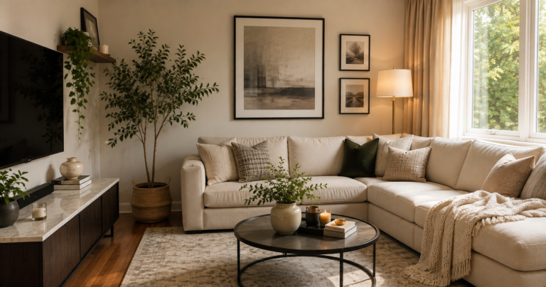 small living room decor on a budget