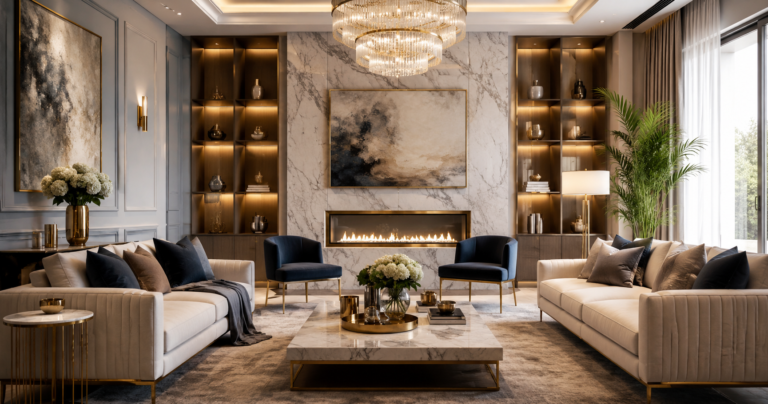 modern luxury home decor living room